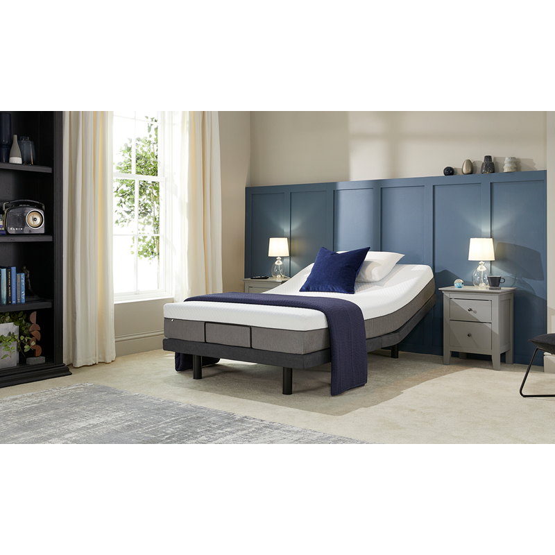 Split king adjustable on sale bed base frame